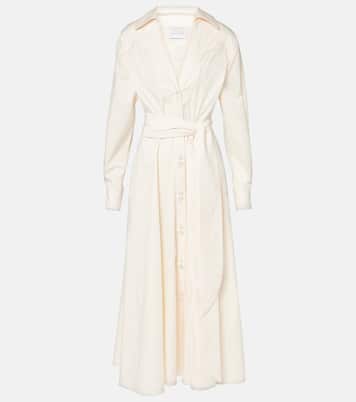 Vela De Cruz cotton-blend poplin wrap dress | Johanna Ortiz