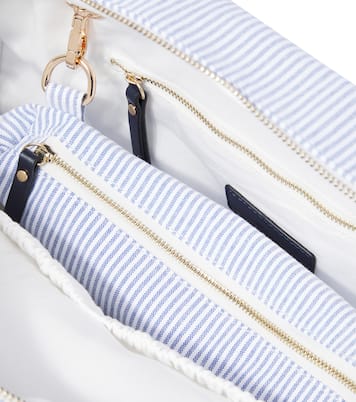 Logo striped diaper bag | Chloé Kids