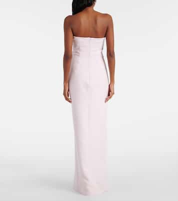 Ruffled strapless gown | Roland Mouret
