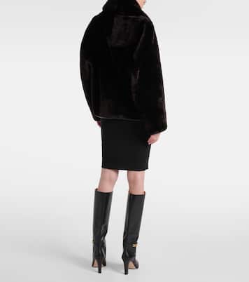 Giacca Lyra in shearling | Nour Hammour