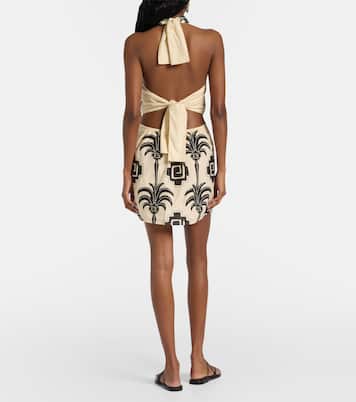 Pintaderas embroidered minidress | Johanna Ortiz