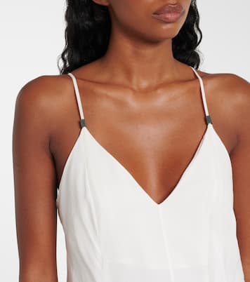 Monili cotton maxi dress | Brunello Cucinelli