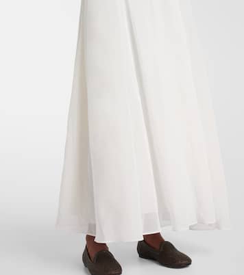 Monili cotton maxi dress | Brunello Cucinelli