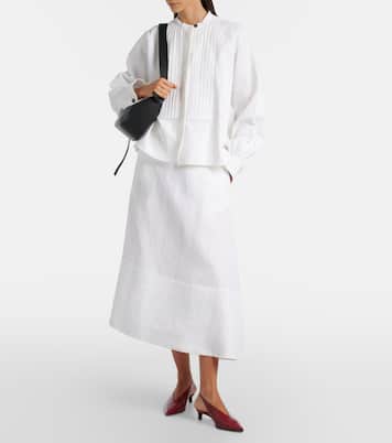 Salones destalonados Pointy de piel | Jil Sander