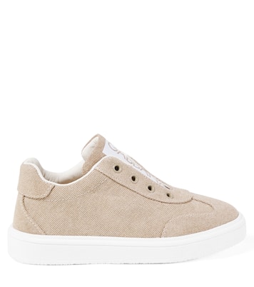 Canvas slip-on shoes | Dolce&Gabbana Kids