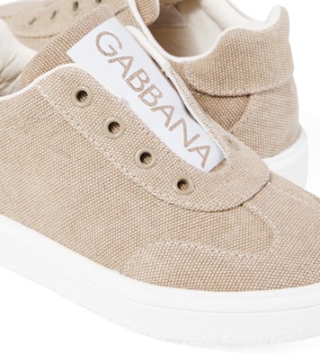 Canvas slip-on shoes | Dolce&Gabbana Kids