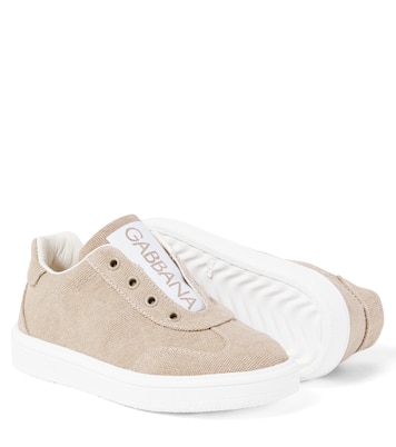 Canvas slip-on shoes | Dolce&Gabbana Kids