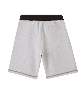 Logo cotton fleece Bermuda shorts | Dolce&Gabbana Kids