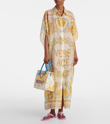 Cabas La Medusa Small imprimé en toile | Versace