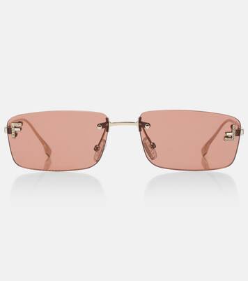 Gafas de sol rectangulares Fendi First Crystal | Fendi