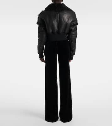 Veste Flight raccourcie en cuir | Rick Owens