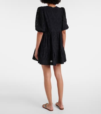 Saint-Tropez broderie anglaise minidress | Heidi Klein
