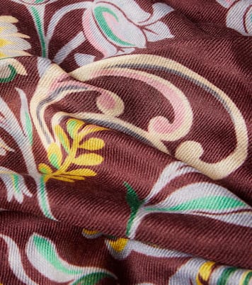 Écharpe imprimée en laine, cachemire et soie | Etro