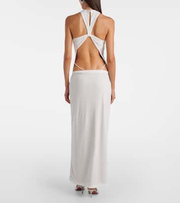 Open-back maxi dress | Adriana Degreas