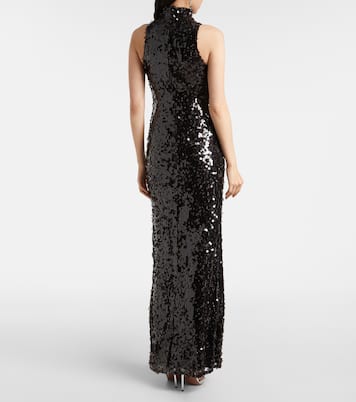 Robe longue Cristalla à ornements | Christopher Esber