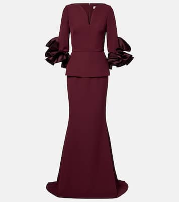 Vestido de fiesta Clemenza de crepé | Safiyaa
