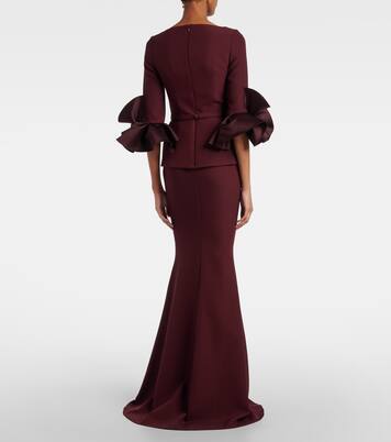 Vestido de fiesta Clemenza de crepé | Safiyaa