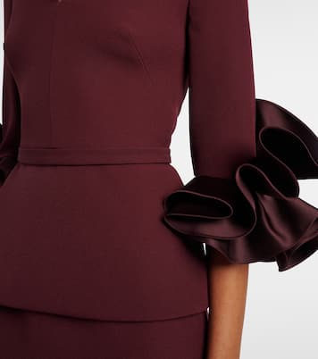 Vestido de fiesta Clemenza de crepé | Safiyaa