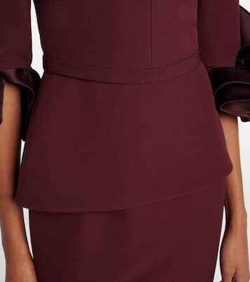 Vestido de fiesta Clemenza de crepé | Safiyaa