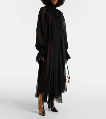 Midikleid Edgar aus Seidentüll | Khaite