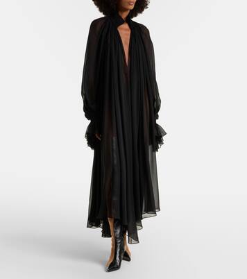 Midikleid Edgar aus Seidentüll | Khaite