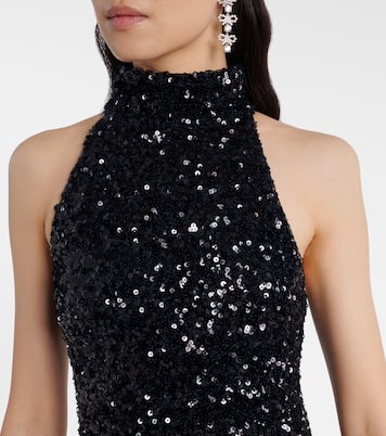 Ruffled sequined cocktail dress | Rotate