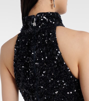 Ruffled sequined cocktail dress | Rotate