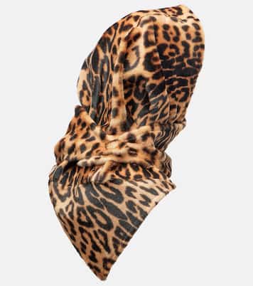 Schal Foulard aus Shearling | Nour Hammour