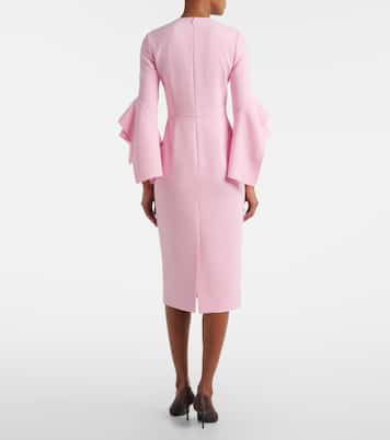 Ruffled midi dress | Roksanda