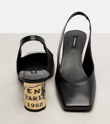 Tape 65皮革露跟高跟鞋 | Givenchy