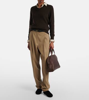 Henkeltasche aus Leder | The Row