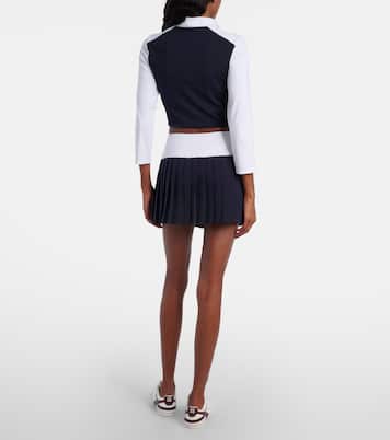 x New Balance pleated jersey miniskirt | Miu Miu