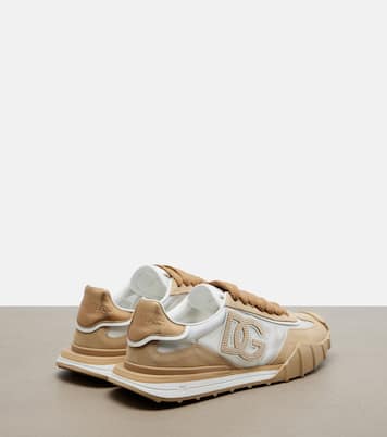 DG Athletic suede-trimmed sneakers | Dolce&Gabbana