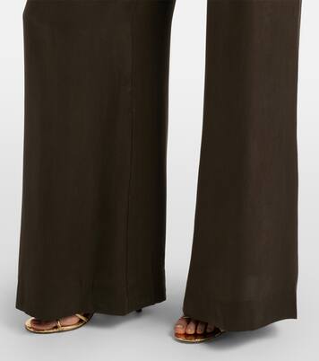 Belted silk wide-leg pants | Zimmermann