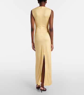 Maxikleid Porcelain Flower aus Jersey | Oscar de la Renta