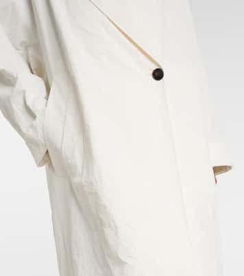 Oversized cotton and linen coat | Róhe