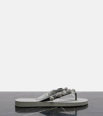 Cagole embellished thong sandals | Balenciaga