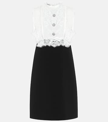 Organza and cady minidress | Miu Miu