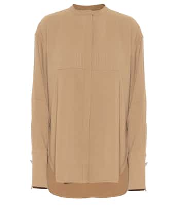 Camicia oversize in crêpe | Peter Do