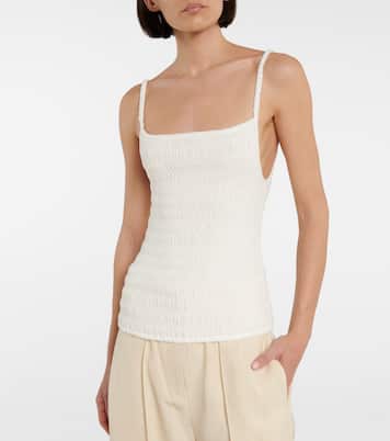 Smocked camisole | Toteme