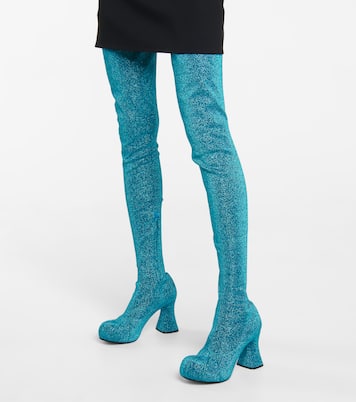 Botas mosqueteras Groove de Lurex® | Stella McCartney