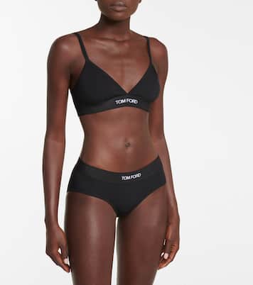 Soutien-gorge triangle à logo | Tom Ford