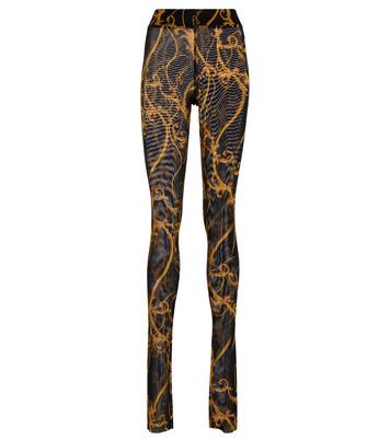 Legging à taille haute imprimé | Ganni