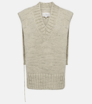 Chaleco de alpaca, algodón y lana | Maison Margiela