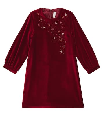 Verziertes Kleid aus Samt | Il Gufo