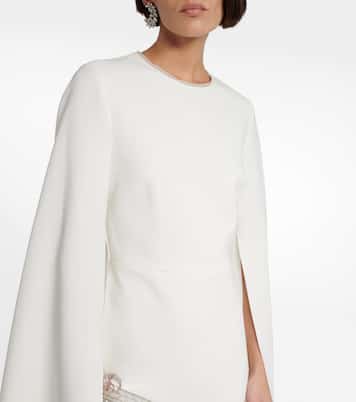 Bridal Midikleid Zimara aus Crêpe | Roksanda