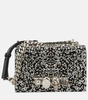 Jewelled Satchel 미니 임벨리시드 크로스백 | McQueen