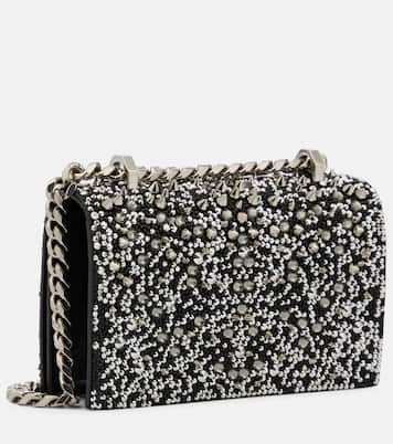 Jewelled Satchel 미니 임벨리시드 크로스백 | McQueen