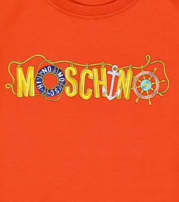Camiseta en jersey de mezcla de algodón | Moschino Kids