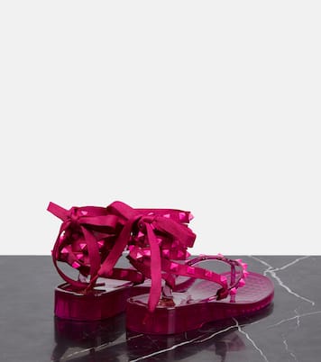 Sandali Rockstud in PVC | Valentino Garavani
